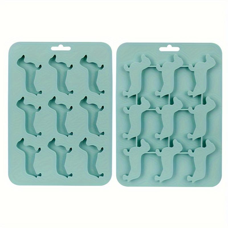 

Versatile Dachshund-Shaped Silicone Mold for Ice, Candy, and Chocolates - Perfect for Parties, Easy Cleanup, Kitchen Must-Have зелёный