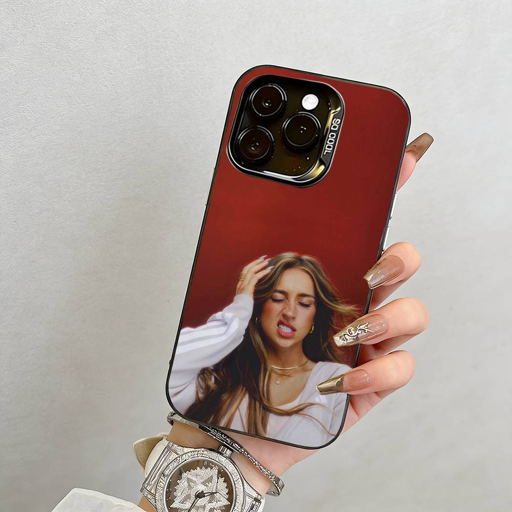 

Tate McRae Phone Case For iPhone 17,16,15,14,13,12,11 Plus,Pro Max,XS,Colorful Silver Phone case Funda Cover iPhone11ProMax