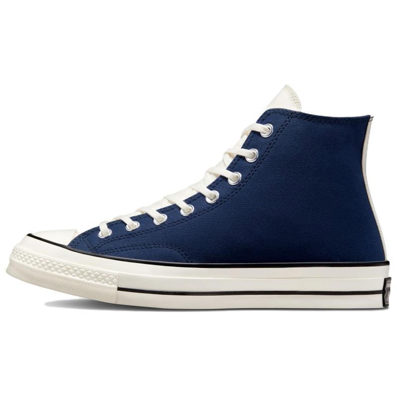 

Converse Chuck 70 Nautical Tri-Blocked Lace-up High Top Canvas Shoes Unisex Dark Blue 44.5