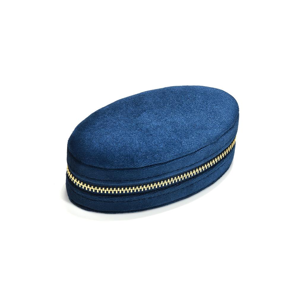 Jewelry Storage Box Velvet Travel Organizer For Earrings And Accessories