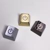  Zinc Alloy Keycap Metal ESC Keycap with Engraved Power Switching Sign For Mechanical Keyboards Customization