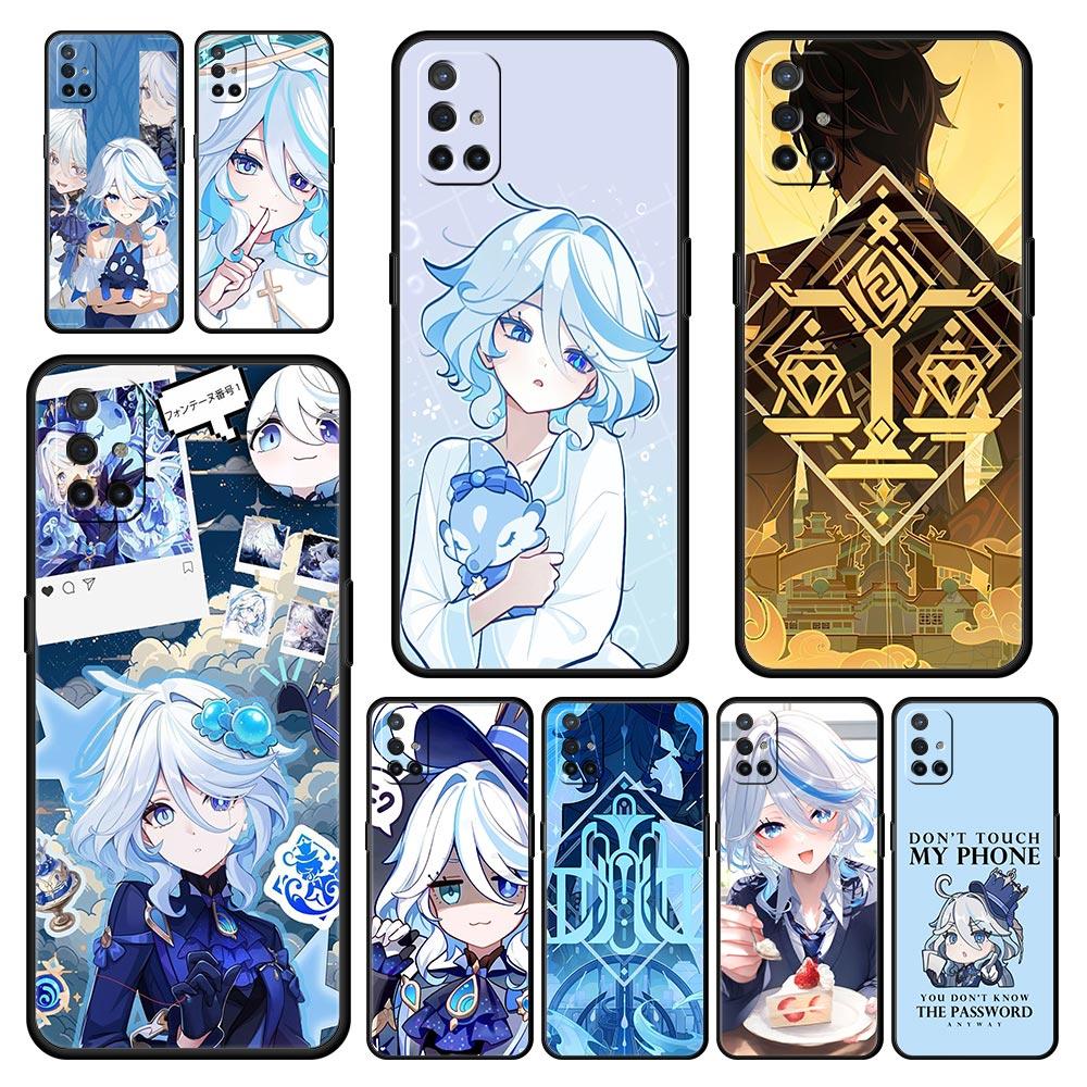 Genshin Impact Roztomilý Furina Pouzdro na telefon Pro OnePlus 13 12 11 10 9 8 7T Pro 13R 12R 10R 9RT 8T Nord N200 2T CE 2 3 5G Lite Kryt