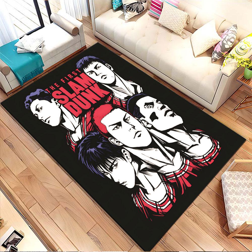 The First Slam Dunk Art Design Patterned carpet, non slip mat suitable for living room and bedroom sofas