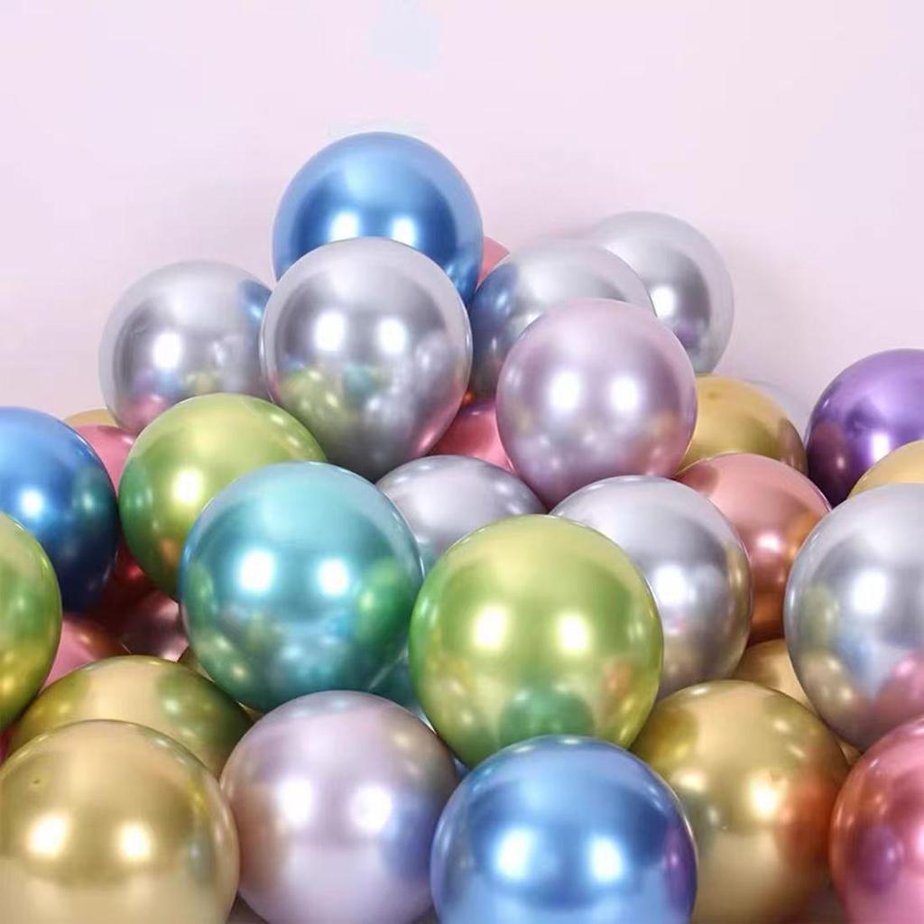 Mixed Metal Balloons: 5, 10, 12, 18, 36-Inch Party Decorations