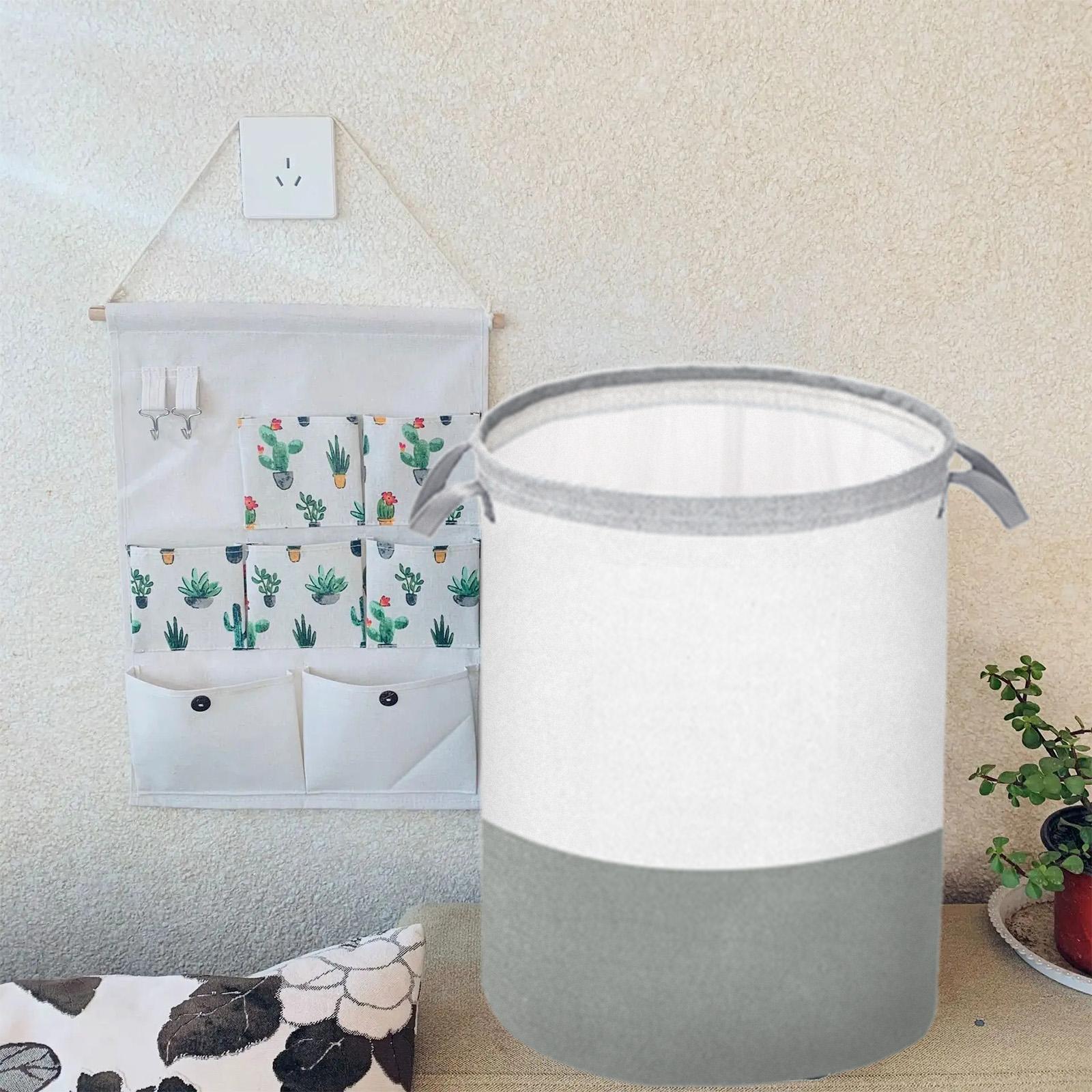 

1/2PCS 75L18.49gal/40L10.56gal Large Capacity Foldable Storage Bucket, Dirty Clothes Basket, Storage Basket, 2 Handles