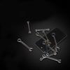 10pcs Mini Mini Spanner Wrenches Set British/Metric Type Wrenches  Loosen Screws/nuts