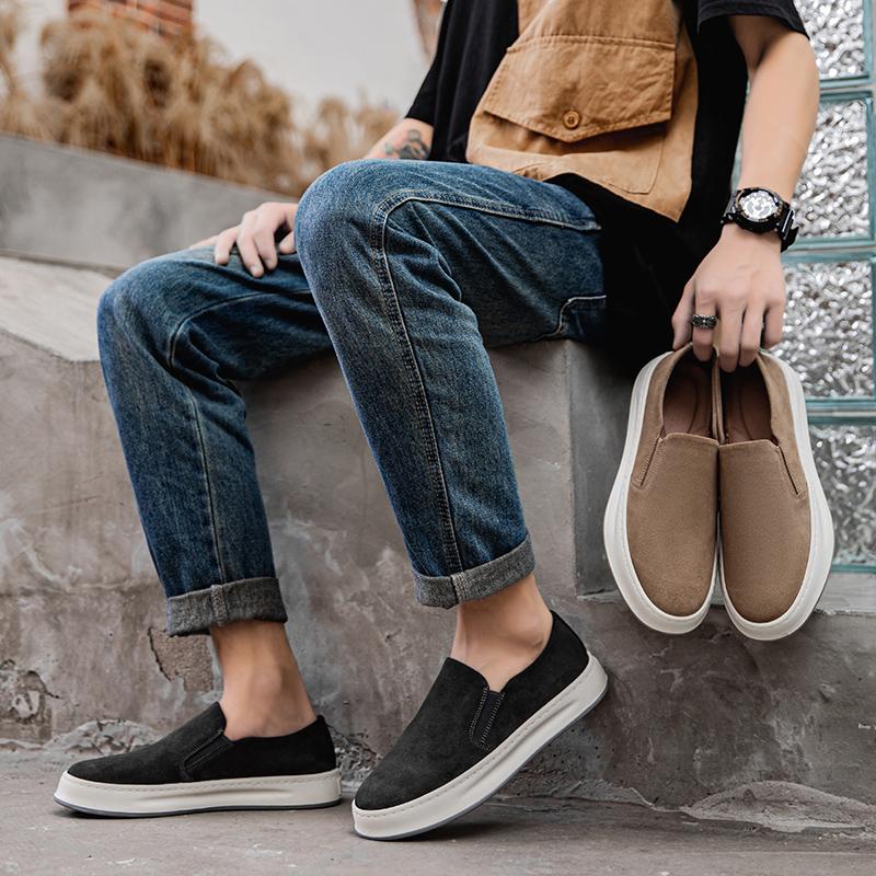 Fashion High Quality Mens Loafers Fashion Luxury Brand Casual Driving Shoes for Men Walking Lightweight Breathable Platform Driving Shoe