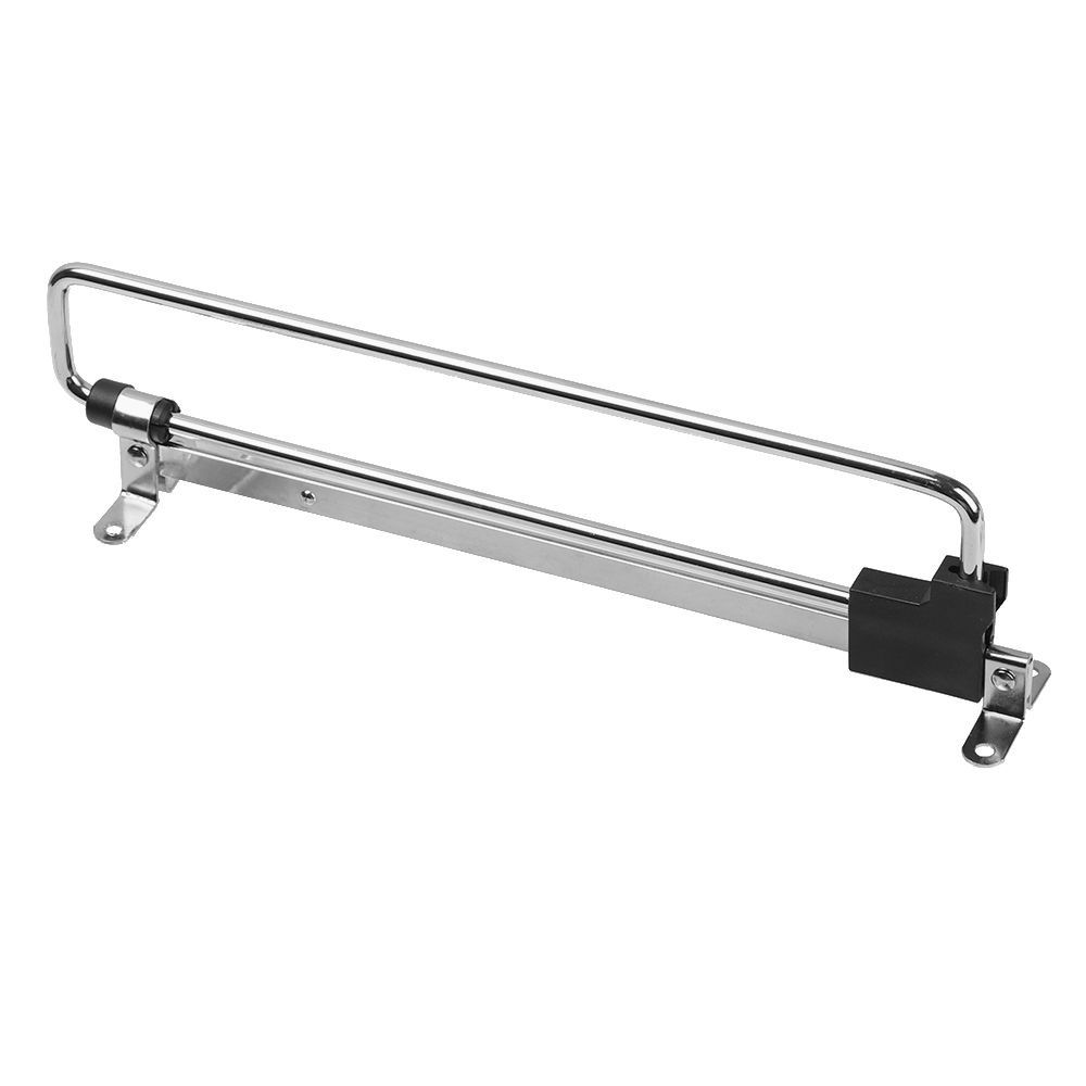 Metal Wardrobe Hanging Rod Pull Out Easy Install Hanging Clothes Rail Horizontal Use Multi-functional Storage Racks