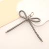 Retro Styles PU Leather Bowknot Keychain with Harajuku Charm Portable for Bags and Mobile Phones Decoration Daily Use