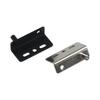 1 Set Easy Installation With No Drilling Needed Stainless Steel Glass Door Hinges Suitable For 5~6Mm Glass Pack Of 2