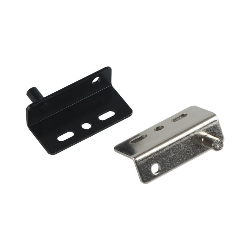 1 Set Easy Installation With No Drilling Needed Stainless Steel Glass Door Hinges Suitable For 5~6Mm Glass Pack Of 2