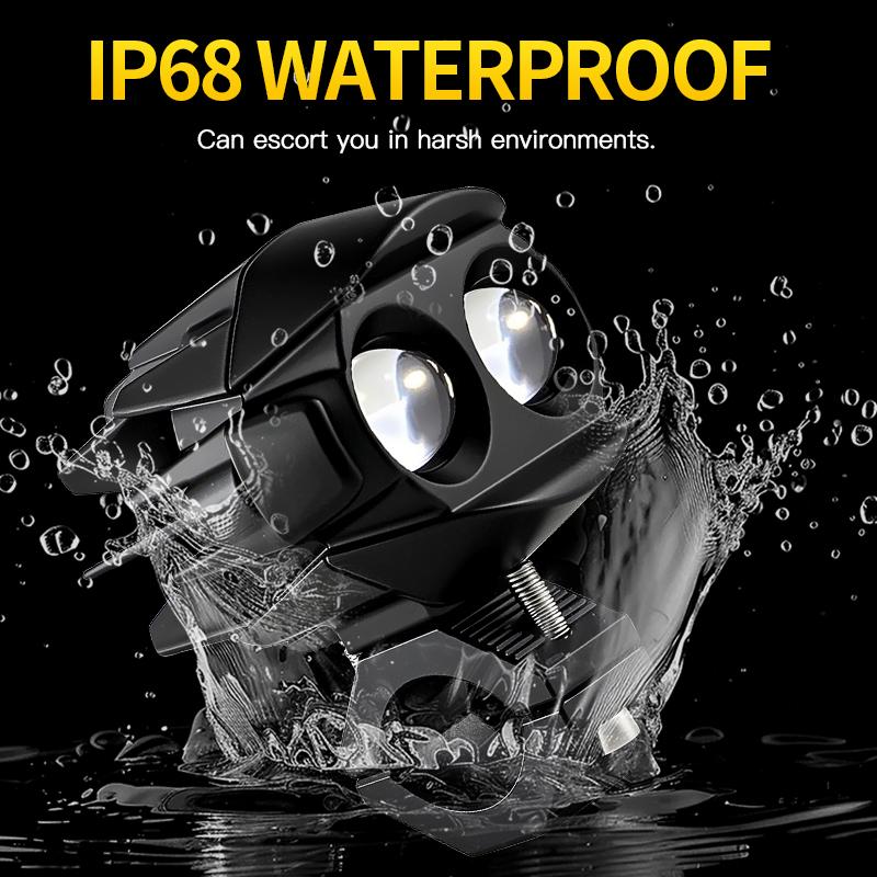1Set 50W Motorcycle Spotlights Universal Additional Headlight For BMW K1600GT K1600GTL K1600 GT K1600 GTL K 1600 GT K 1600 GTL
