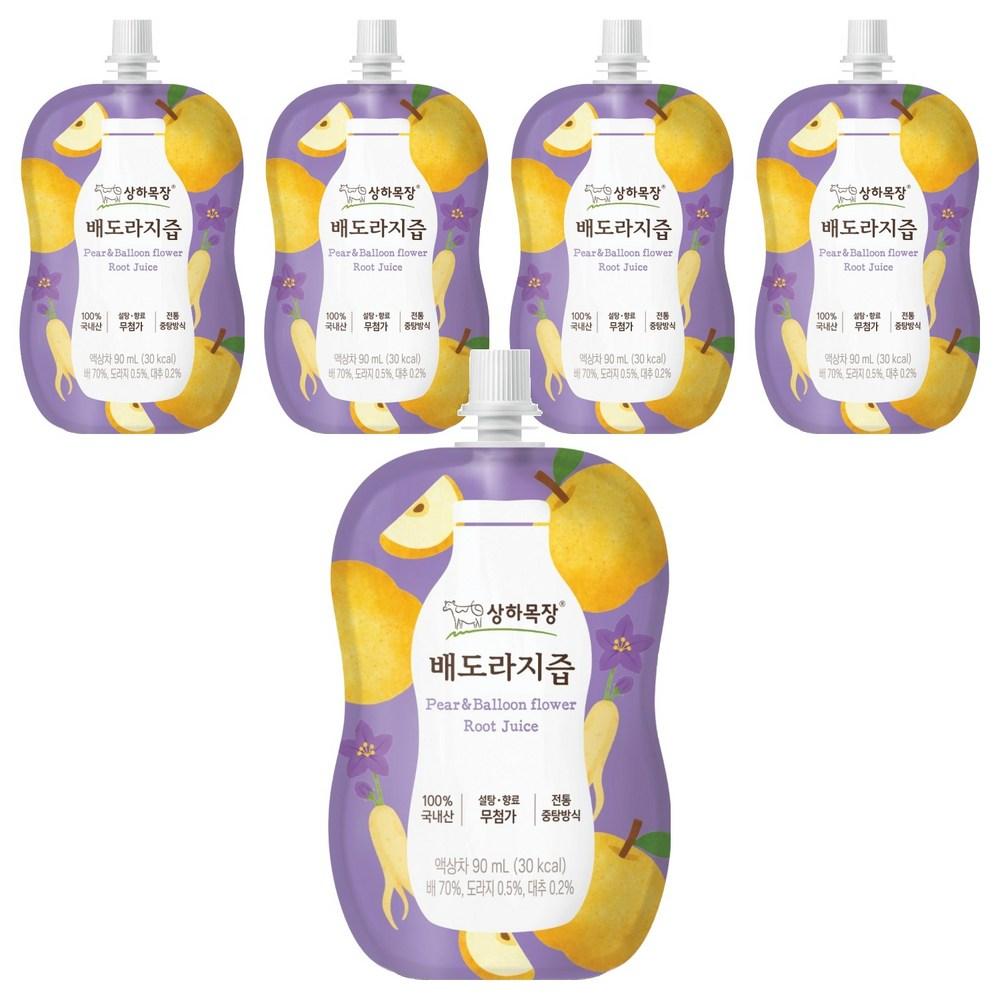 Sangha Ranch Pear and Balloon Flower Root Juice 90ml 5 pcs