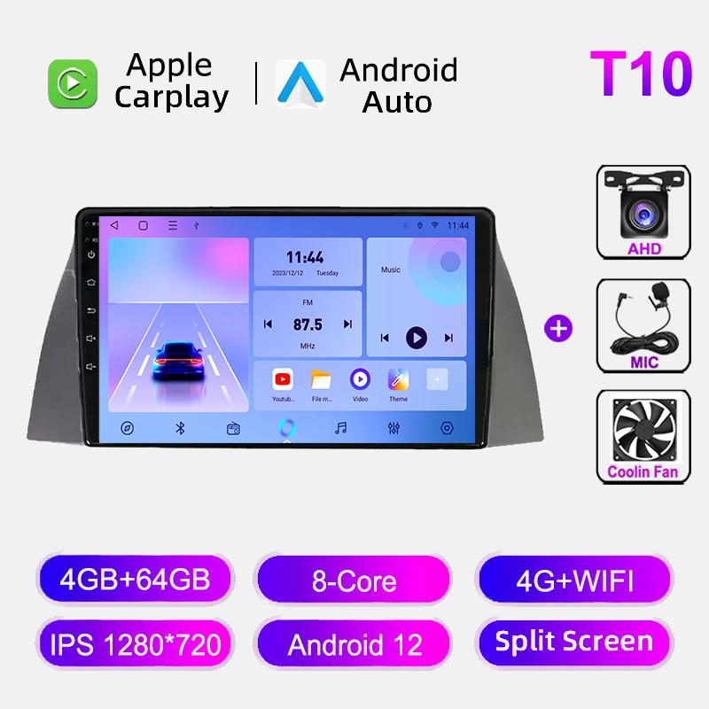Carplay For Chery Tiggo T11 2005-2013 Android Auto Car Radio WIFI 4G Multimedia Video Player Autoradio Navigation GPS IPS Stereo