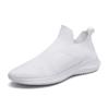 Sneakers Slip-On Uomo Scarpe da Corsa Leggere Traspiranti in Maglia a Calzino Bianche Scarpe Sportive da Jogging e Camminata Scarpe Casual da Uomo
