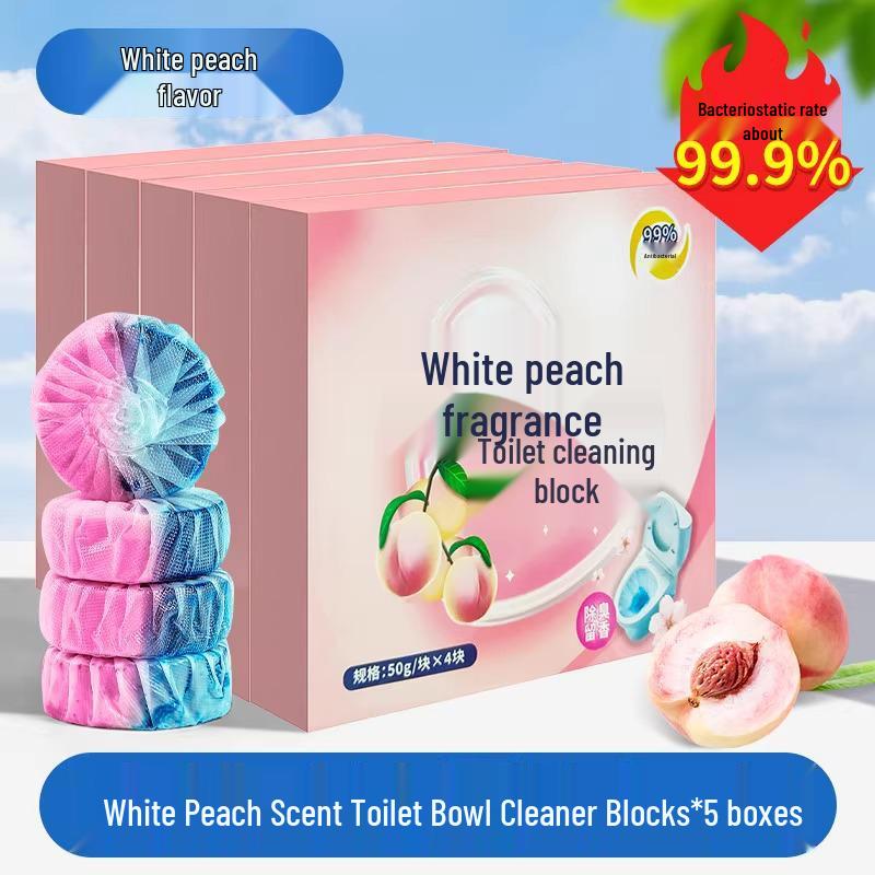 

Потужний засіб для чищення туалету з блакитними бульбашками: Туалетний блок тривалої дії, ароматизований, для видалення накипу та дезодорації.