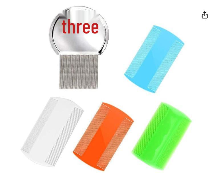 Double-Row Fine-Toothed Flea and Tick Removal Comb for Cats and Dogs