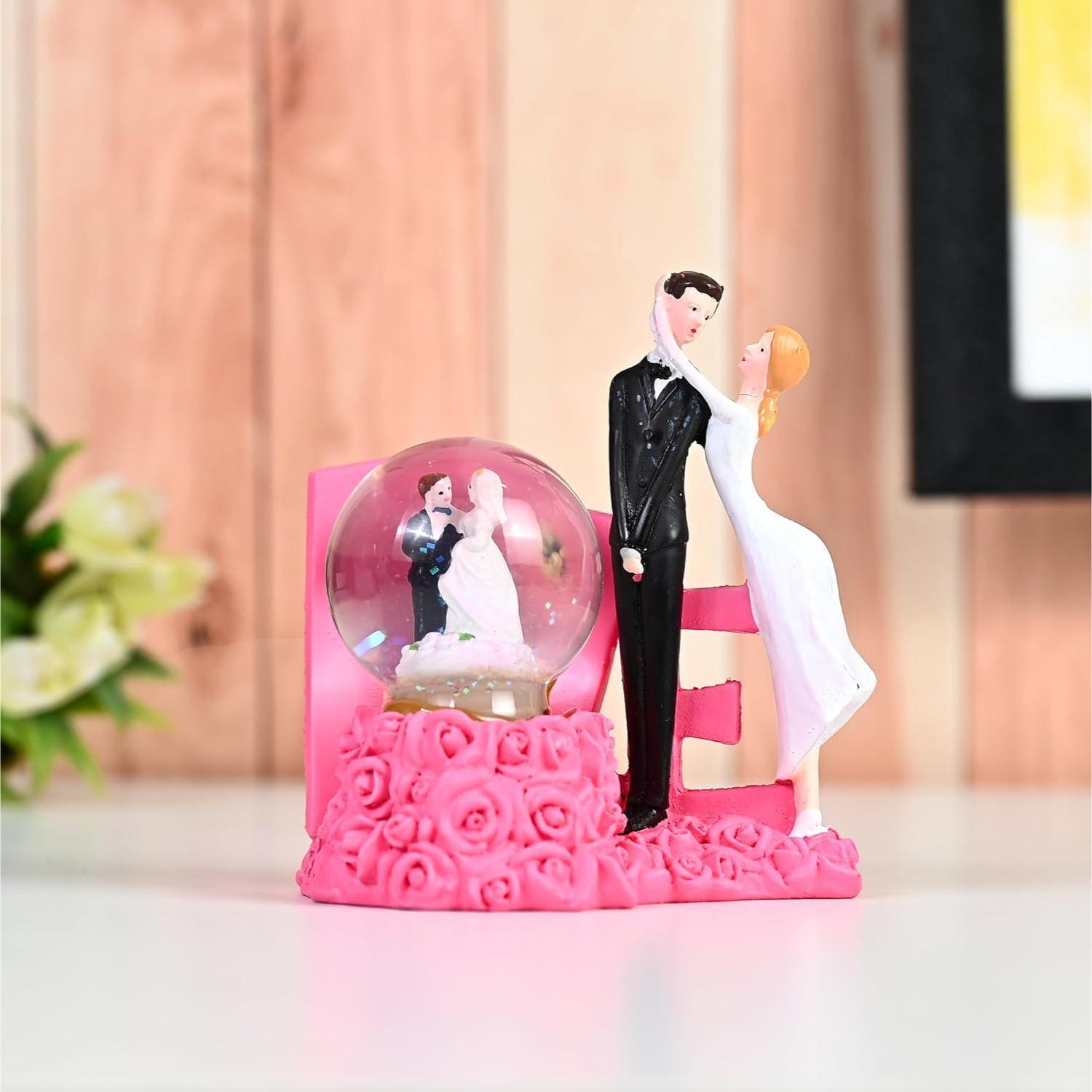 

Пара – Романтическая пара Стеклянный шар Миниатюрная статуэтка Экспонат, Идеальный свадебный подарок для пар, мужа и жены