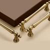 High-end Solid Brass Cabinet Door Handles Cupboard Drawer Cabinet Wardrobe Wine Cabinet Lacquered Pull and Furniture Hardware