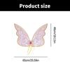 Butterfly Wing Halloween Wing Costume for Girl Christmas Masquerades Cosplay Fairies Wing Butterfly Dress up Outfit