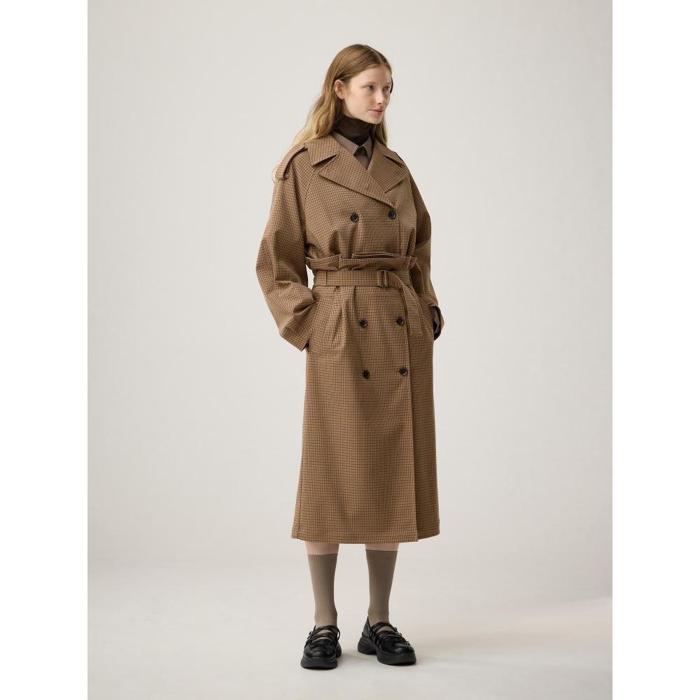 GU by Uniqlo Trench Check Skirt Rokh