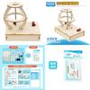 Wooden Diy Earthquake Alarm Model Kids Maker Hands-on Stem Educational Toy