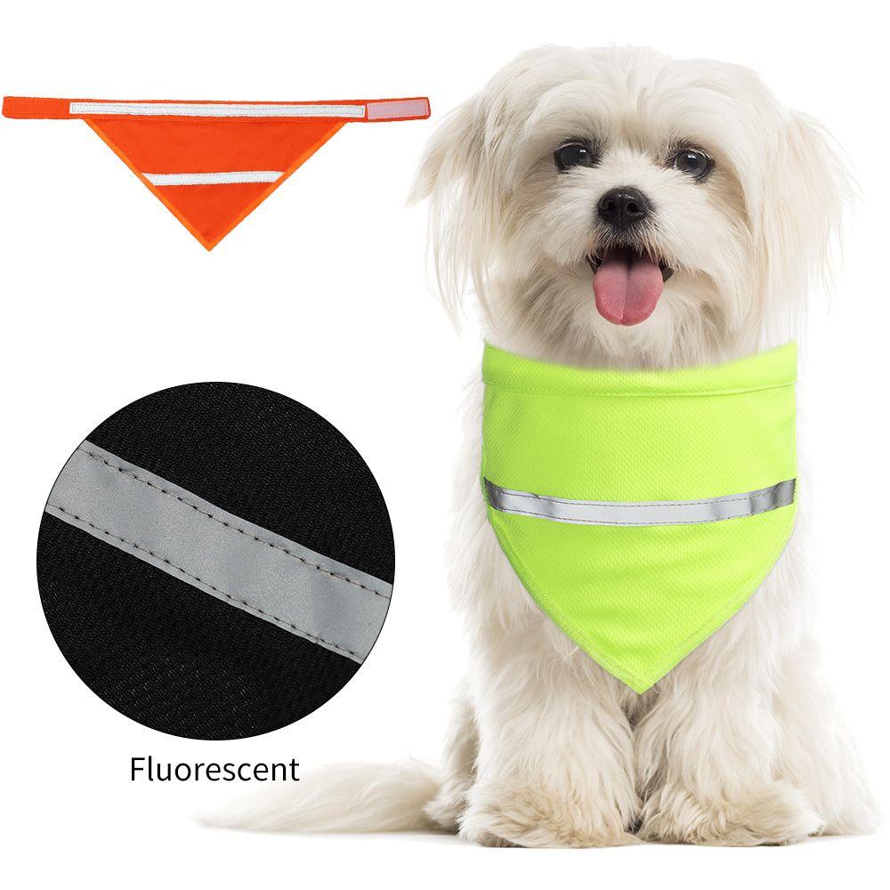 

Полиэстер Флуоресцентный Щенок Кошачий Ошейник Нагрудники Треугольный шарф Шарф
