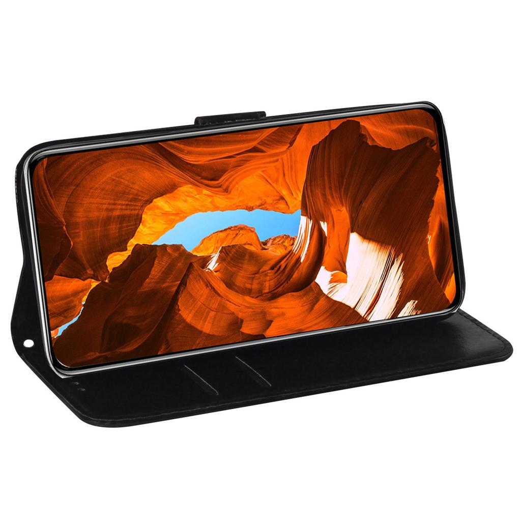 For OnePlus 11 5G Drop-proof Phone Case Dazzling Flower Pattern Wallet Stand PU Leather Phone Cover