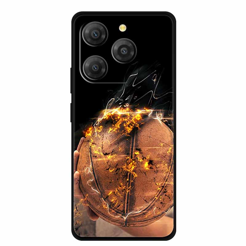 Για θήκη Blackview Shark 9 Shark9 Coque 6.67" Μαύρη Σιλικόνη Μαλακό Πίσω Κάλυμμα Θήκη Για θήκες τηλεφώνου Blackview Shark 9 Αντικραδασμική