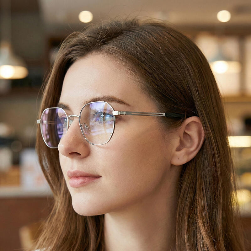 

LUXEYE Luxury Glasses Geek Chic Rimless Horn-Rimmed Glasses Frame MS99006 Single product