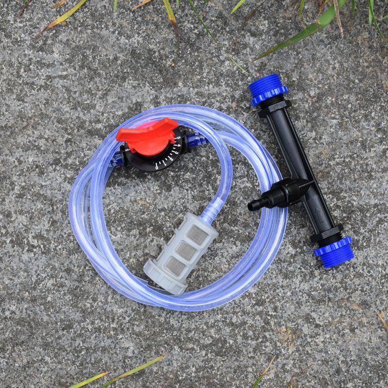 Venturi Fertilizer Injector 1/2 3/4 Irrigation Venturi Fertilization System Automatic Fertilizer Injector Syringe 1set