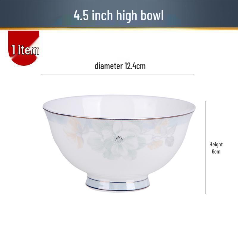 New Chinese Bone China Tableware: Bowls, Plates, and Dishes for Housewarming