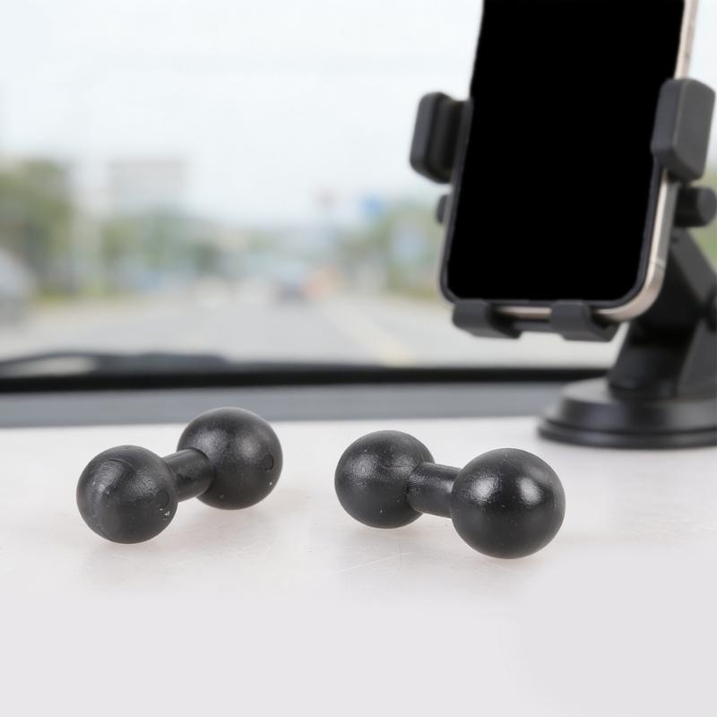 Multiple Size Ball Head Adapter Set Double Ball Adapter for Various Mounts Including Phone and Navigation Holders