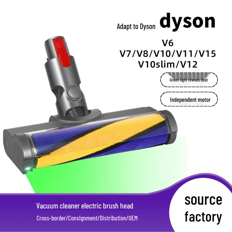 Dyson Electric Floor Head with All-Area Green Light for V6-V12/V15 Slim Models