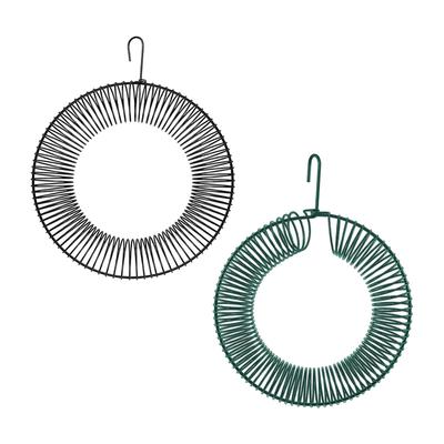 Hanging Peanut Wreath Bird Feeder for Squirrels Feeding Weather Resistant Decorative Portable Peanut Container Garden Decoration