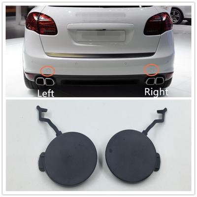 Cafoucs Cubiertas de Ojo para Gancho de Remolque de Parachoques Trasero Para Porsche Cayenne 2011 2012 2013 2014