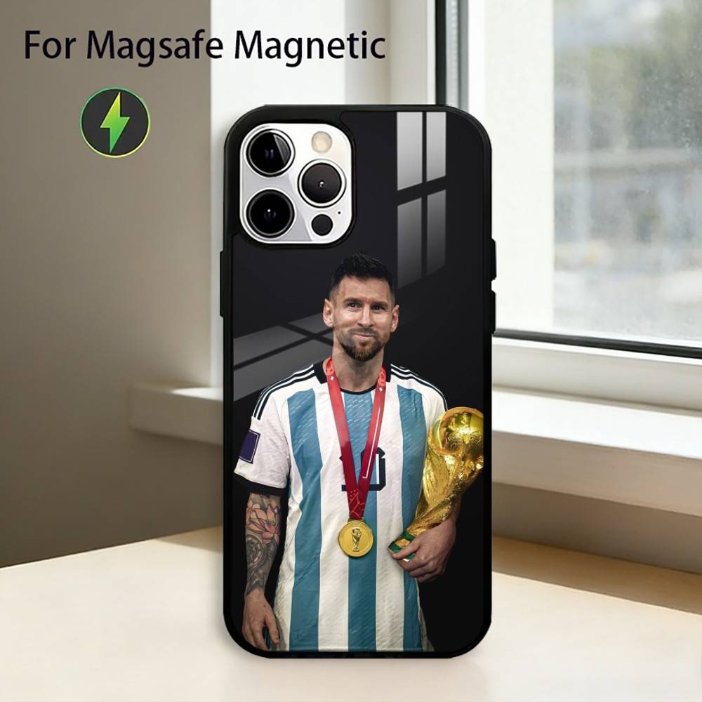 Lionel Messi football Phone Case For iPhone17,16,15,14,13,12,11 Plus,Pro Magnetic with Magsafe Wireless Charging