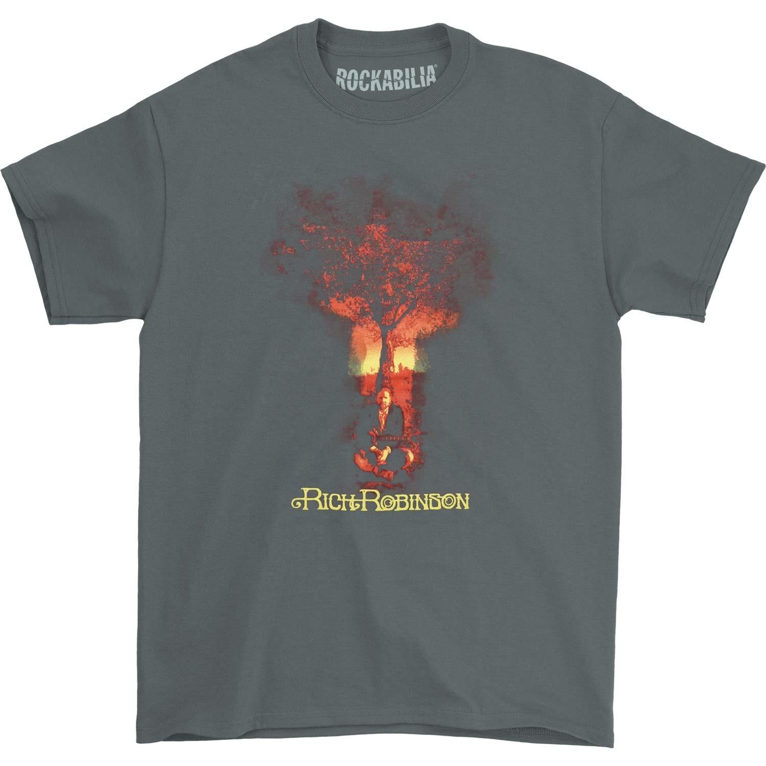 Men s Rich Robinson T-shirt Large Grey S