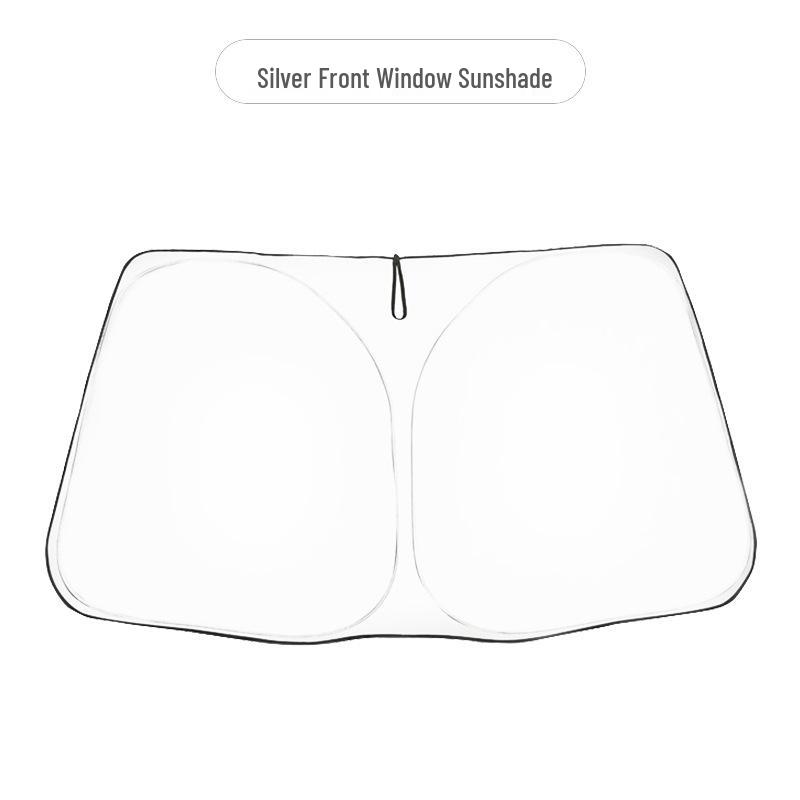 Tesla Model Y/3 Front Windshield Six-Layer Sunshade: Enhanced Heat Insulation & Sun Protection Accessories