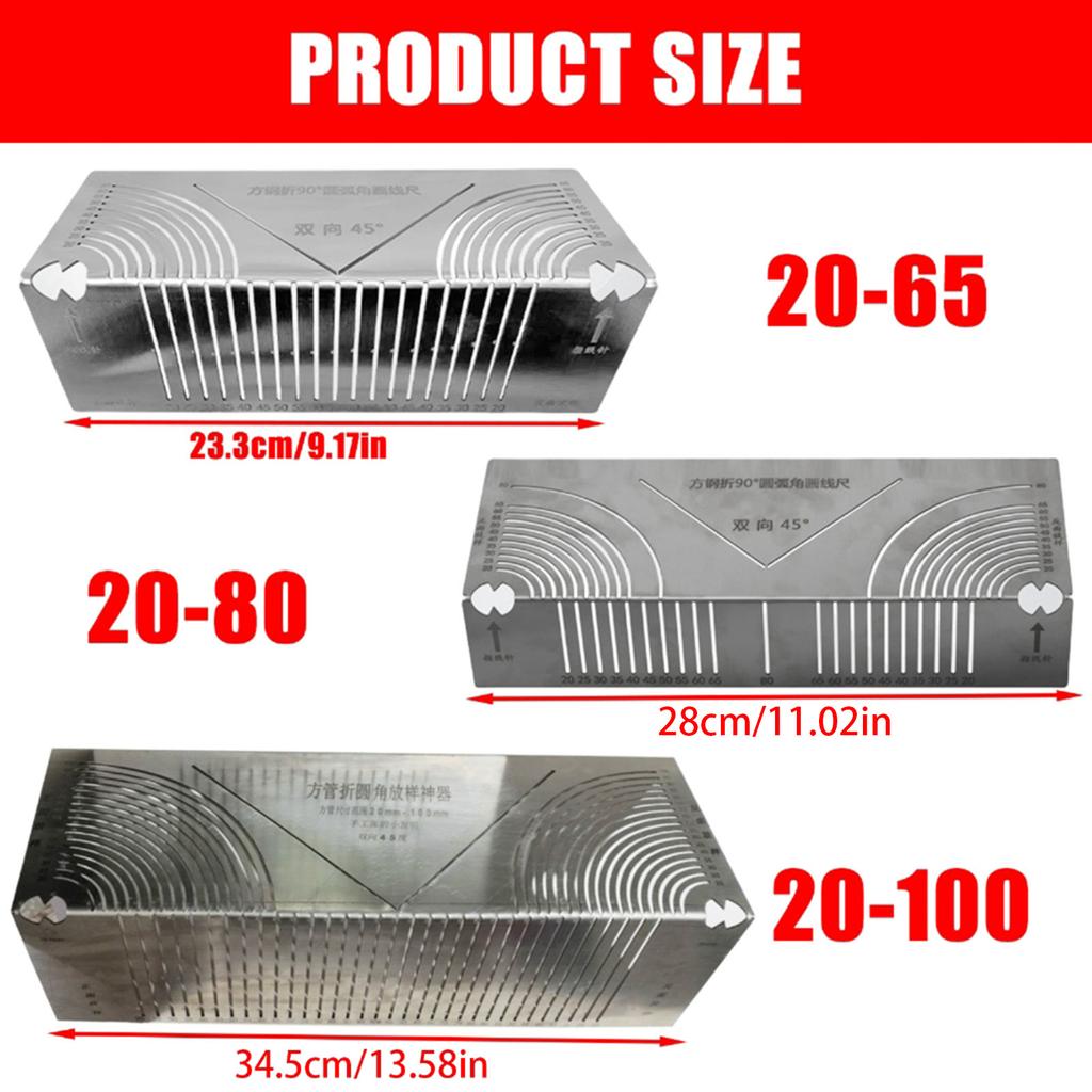 Adjustable Angle & Arc Marking Tool Dual-Purpose Metal Scriber for Metalworking Welding Engineering and Construction