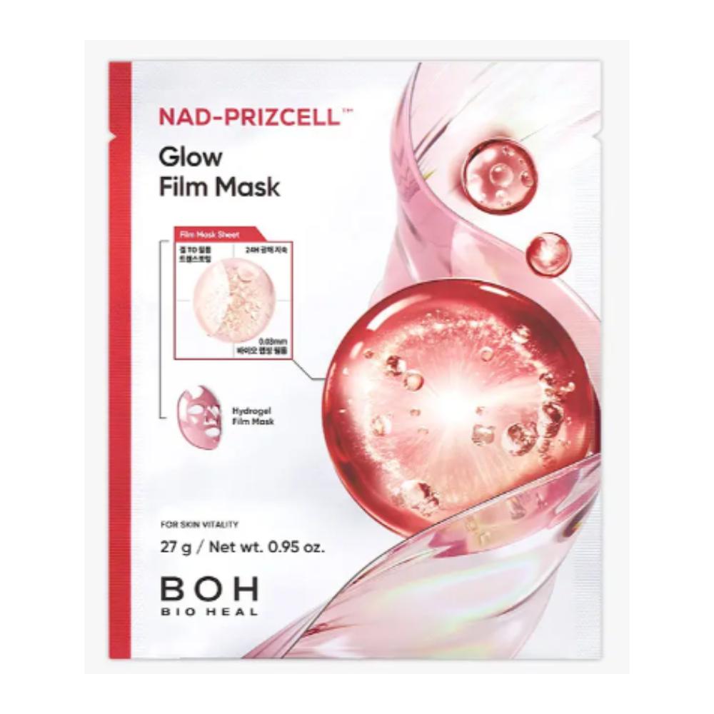 Bioheal BOH NAD Freeze-Cell Glow Film Mask — Сияющая и укрепляющая тканевая маска (1 лист × 18)