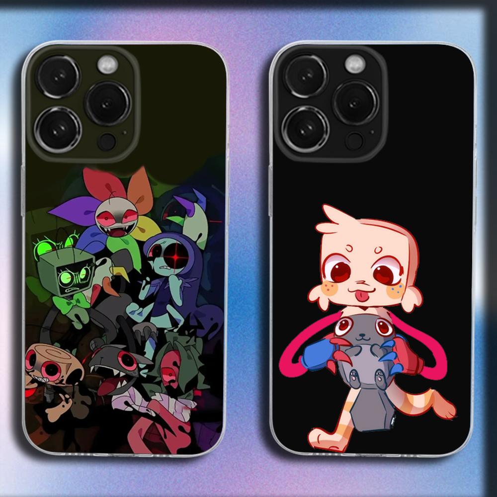 Goob D-Dandys World Phone Case For iPhone 16,15,14,13,12,11 Plus,Pro,Max,XR,XS,X,Plus,SE,Mini Transparent Soft Cover