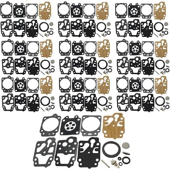 

10pcs Carburetor Repair Gasket Kit for Honda GX25, GX35, HHB25, HHH25 - Replacement for Walbro K10-WYB, D20-WYJ