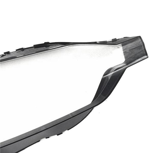 Clear PC Car Headlight Covers (Left & Right Pair) - Front Shell, Transparent Outer Cover.