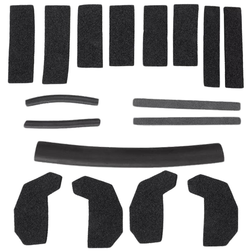 17PCS Plastic Car Rain Leakage Repair Kit Part Hardtop Headliner Roof Seal Kit Accessories 68026937AB for Jeep Wrangler JK 2018 чёрный