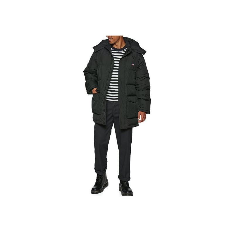 Levis Warm Tinta Unita Giacca con Cappuccio Uomo Capispalla Nero A0950-0000