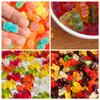 50Grids Gummy Bear Mold Silicone Bear Shape Candy Mold With Dropper DIY Chocolate Fondant Moulds Kitchen Baking Decoration Tools