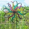 European Wrought Iron Windmill Flower Vase - 1.5m High Garden Decor