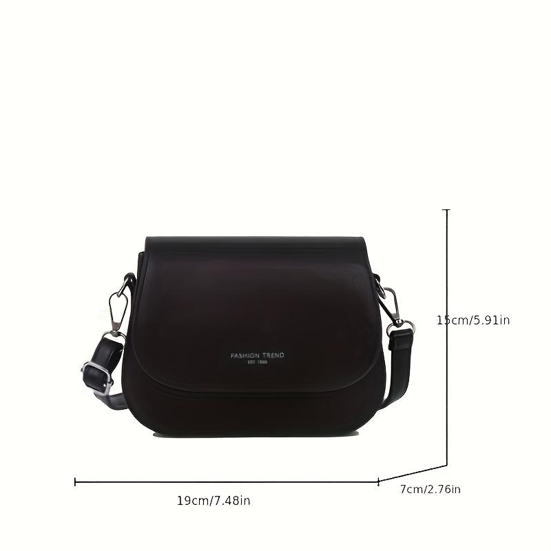Fashiable Synthetic Leather Crossbody Bag, Womens Shoulder Bag, Simple Square Design, Adjustable Strap, Suitable for Daily Use