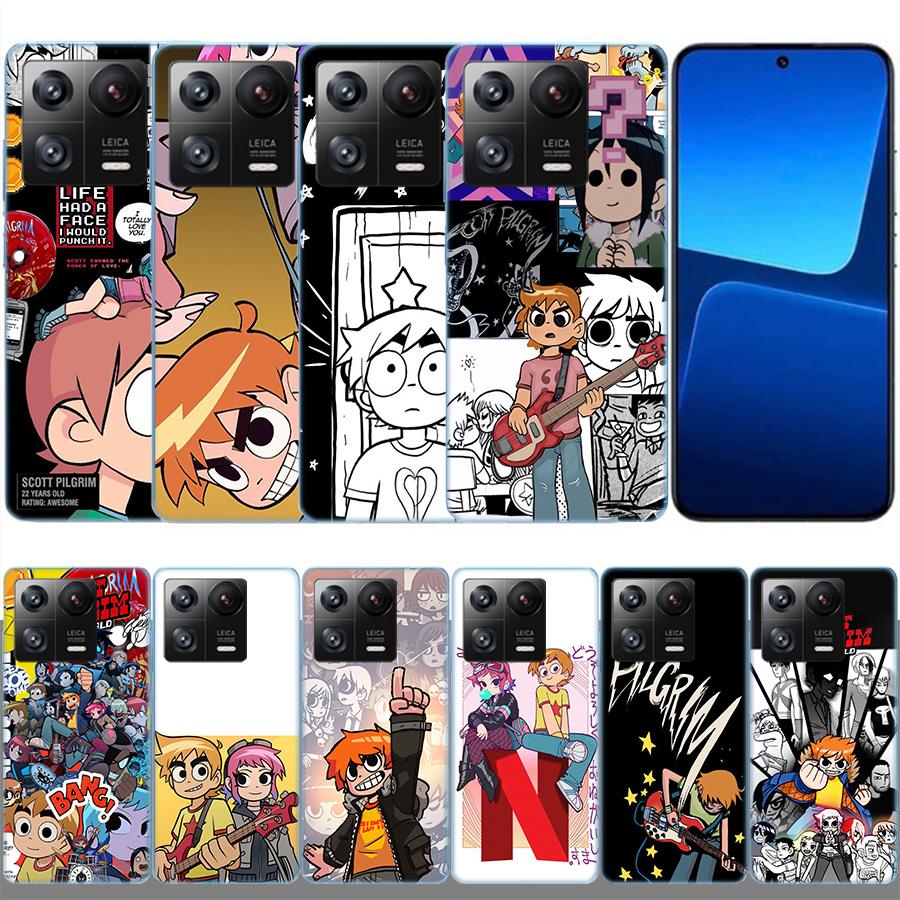 Scott Pilgrim Anime Phone Case For Xiaomi Poco F7 Ultra X7 X6 M8 M7 M6 M4 M3 Pro X4 Mi 15 15T 14 14T 12T 12S 10T Pro 12 11 Lite